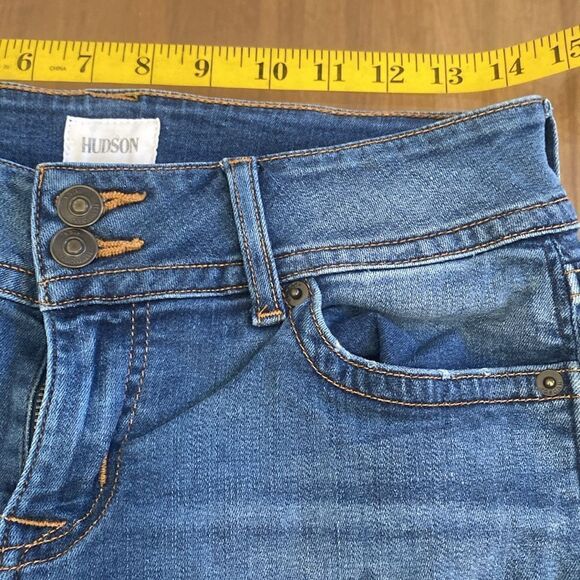 HUDSON cuffed stretch jean shorts - Picture 6 of 8